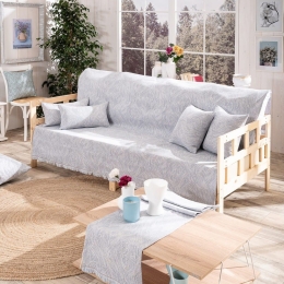 Ριχτάρι Bivona 05 Blue Teoran Τριθέσιο 180x300cm Βαμβάκι-Πολυέστερ