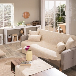 Ριχτάρι Bivona 14 Honey Teoran Πολυθρόνα 180x150cm Βαμβάκι-Πολυέστερ