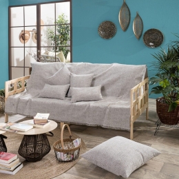 Ριχτάρι Savona 04 Grey Teoran Διθέσιο 180x250cm Βαμβάκι-Πολυέστερ