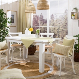 Καρέ Laredo 08 Lime Teoran 90X90cm Βαμβάκι-Πολυέστερ