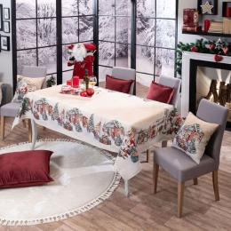 Τραπεζομάντηλο Χριστουγεννιάτικο Strassen Multi Teoran 140X240