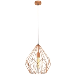 Φωτιστικό Οροφής Carlton 49258 Copper Eglo Μέταλλο