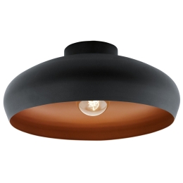 Φωτιστικό Οροφής Mogano 94547 Black Eglo Μέταλλο