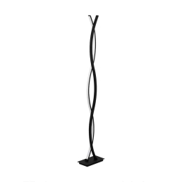 Φωτιστικό Δαπέδου Led Lasana 3 99319 3000K Black Eglo Αλουμίνιο, Πλαστικό