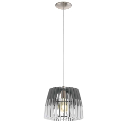 Φωτιστικό Οροφής Artana 32824 Grey-White Eglo Μέταλλο,Ξύλο
