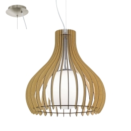 Φωτιστικό Οροφής Tindori 96214 Honey Eglo Metal,Wood
