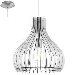 Φωτιστικό Οροφής Tindori 96257 White Eglo Metal,Wood