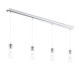 Φωτιστικό Οροφής Led Pancento 94358 Clear Eglo Μέταλλο,Πλαστικό