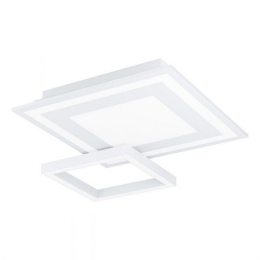 Φωτιστικό Οροφής-Πλαφονιέρα Led 99311 Ble-Rgb/Cct White Savatarila-C 2700-6500K Eglo Μέταλλο,Πλαστικό