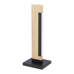 Φωτιστικό Επιτραπέζιο Led Camacho 99295 3000K Black-Brown Eglo Μέταλλο,Ξύλο