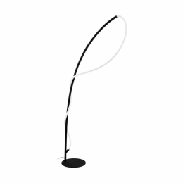 Φωτιστικό Δαπέδου Led Egidonella 99384 3000K Black-White Eglo Μέταλλο,Πλαστικό