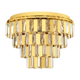 Φωτιστικό Οροφής-Πλαφονιέρα Brass 99096 Erseka Eglo Κρύσταλλο,Μέταλλο
