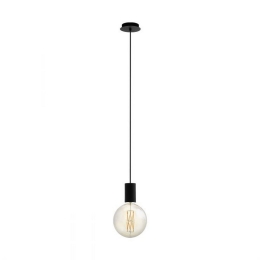 Φωτιστικό Οροφής Pozueta 98661 Black Eglo Μέταλλο
