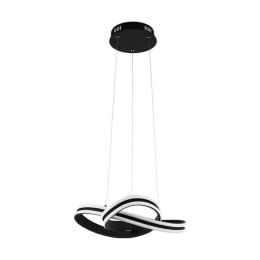 Φωτιστικό Οροφής Corredera 99249 Black-White Eglo Μέταλλο,Πλαστικό