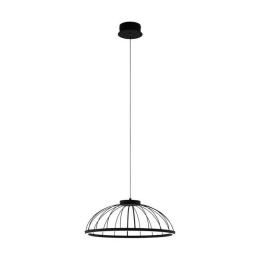 Φωτιστικό Οροφής Bogotenillo 99403 Ø500 Black Eglo Μέταλλο,Πλαστικό