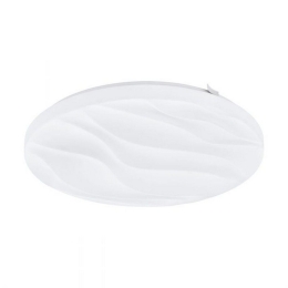 Φωτιστικό Οροφής-Πλαφονιέρα Led Benariba 99343 Ø330 3000K White Eglo Μέταλλο,Πλαστικό