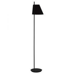 Φωτιστικό Δαπέδου Estaziona 99015 Black Eglo Μέταλλο,Ύφασμα