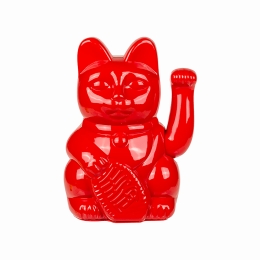 Κόκκινη Γατούλα Maneki 20cm