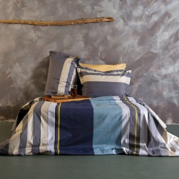 Παπλωματοθήκη Fresh (Σετ 3τμχ) Grey Sb Home Υπέρδιπλο 230x250cm 100% Βαμβακοσατέν