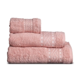 Πετσέτα Rayan Pink Sb Home Χεριών 30x50cm 100% Βαμβάκι