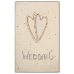 Κουτί Wedding 29x18x10 EI1514 Cream Ξύλο
