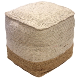 Πουφ AI19JPF-015POUF Natural Ψάθα