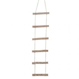 Διακοσμητική Σκάλα 17299-017 160cm Natural Ξύλο