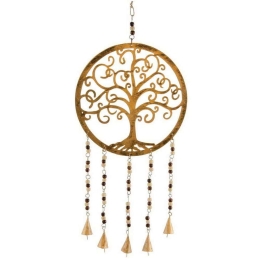Κρεμαστό Διακοσμητικό Τοίχου NAMD212 25x72cm Bronze Μέταλλο