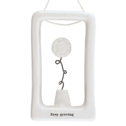 Διακοσμητικό Επιτοίχιο EI5634 7x2x12cm White Πορσελάνη