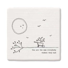 Σουβέρ You Are The Mum EI0166 10x0,8x10cm White Πορσελάνη