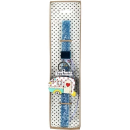 Λαμπάδα Με Μπρελόκ Τροχόσπιτο Love LA21007C 30cm Multi