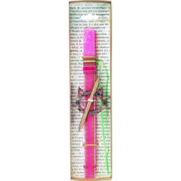Λαμπάδα Με Κλιπ Μαλλιών LA22031D 30cm Fuchsia-Multi