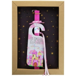 Λαμπάδα Με Ταμπέλα Πόμολου Κάστρο LA23015D 30cm Fuchsia