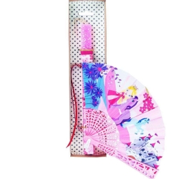 Λαμπάδα Παιδική Βεντάλια LA22049B 30cm Multi