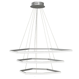 Φωτιστικό Οροφής Led Stardust SO.STARDUST/3-Silver Ondaluce Μέταλλο