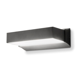 Φωτιστικό Τοίχου - Απλίκα Led Nic AP.NIC/NERO Black Ondaluce Μέταλλο,Γυαλί