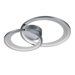 Φωτιστικό Οροφής - Πλαφονιέρα Led Granada 673810206 29W 2650Lmn 3000K Chrome-White Trio Lighting Μέταλλο