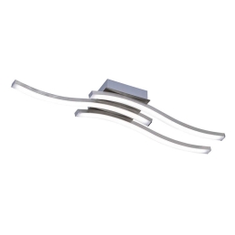 Φωτιστικό Οροφής -Πλαφονιέρα Route R62473107 3x5W Led 12x56x7cm 3000K Nickel RL Lighting Μέταλλο