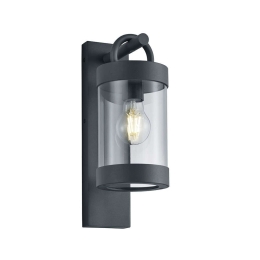Φωτιστικό Τοίχου - Απλίκα Sambesi 204160142 1xE27 28W 12x33cm Grey Trio Lighting Αλουμίνιο