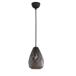 Φωτιστικό Οροφής Onyx 301300142 Anthracite-Gold Trio Lighting Μέταλλο
