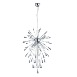 Φωτιστικό Οροφής Minsk 308600706 Nickel Trio Lighting Μέταλλο,Γυαλί