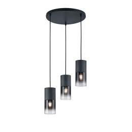 Φωτιστικό Οροφής Robin 310630332 Black Trio Lighting Μέταλλο