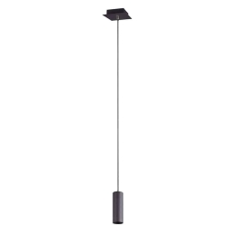 Φωτιστικό Οροφής Marley 12x150x12cm Black Mat 312400132 Trio Lighting Μέταλλο