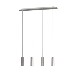 Φωτιστικό Οροφής-Ράγα Marley 75x150x9cm Nickel Mat 312400407 Trio Lighting Μέταλλο