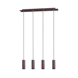 Φωτιστικό Οροφής-Ράγα Marley 75x150x9cm Rusty 312400424 Trio Lighting Μέταλλο