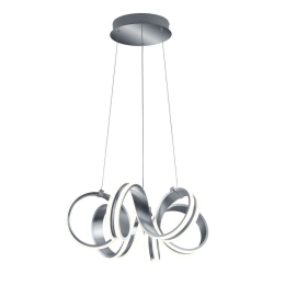 Φωτιστικό Οροφής Carrera 325010105 55x150cm 1xSMD LED 38W 4400lm 3000K Silver Trio Lighting