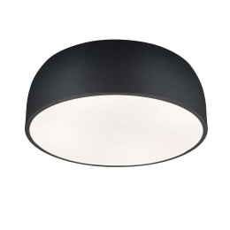 Φωτιστικό Οροφής - Πλαφονιέρα Baron 609800432 Black Trio Lighting Μέταλλο
