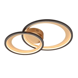 Φωτιστικό Οροφής - Πλαφονιέρα Led Granada 673810232 59x43 Black Trio Lighting Μέταλλο