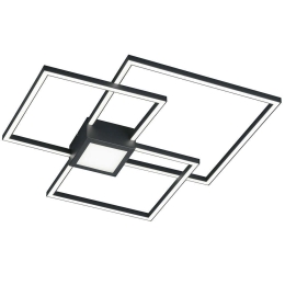 Φωτιστικό Οροφής - Πλαφονιέρα Led Hydra 676210442 Anthracite Trio Lighting Μέταλλο