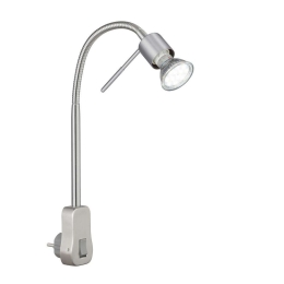 Φωτιστικό Τοίχου - Πρίζας Laon 899670107 Nickel Trio Lighting Μέταλλο